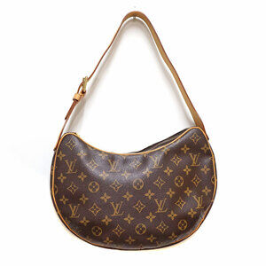 Louis Vuitton Croissant One Handle Bag Monogram Canvas Brown